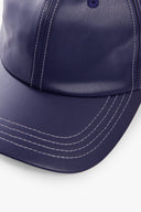 Image SEASIDE HAT | NAVY VEGAN LEATHER 7 of 7