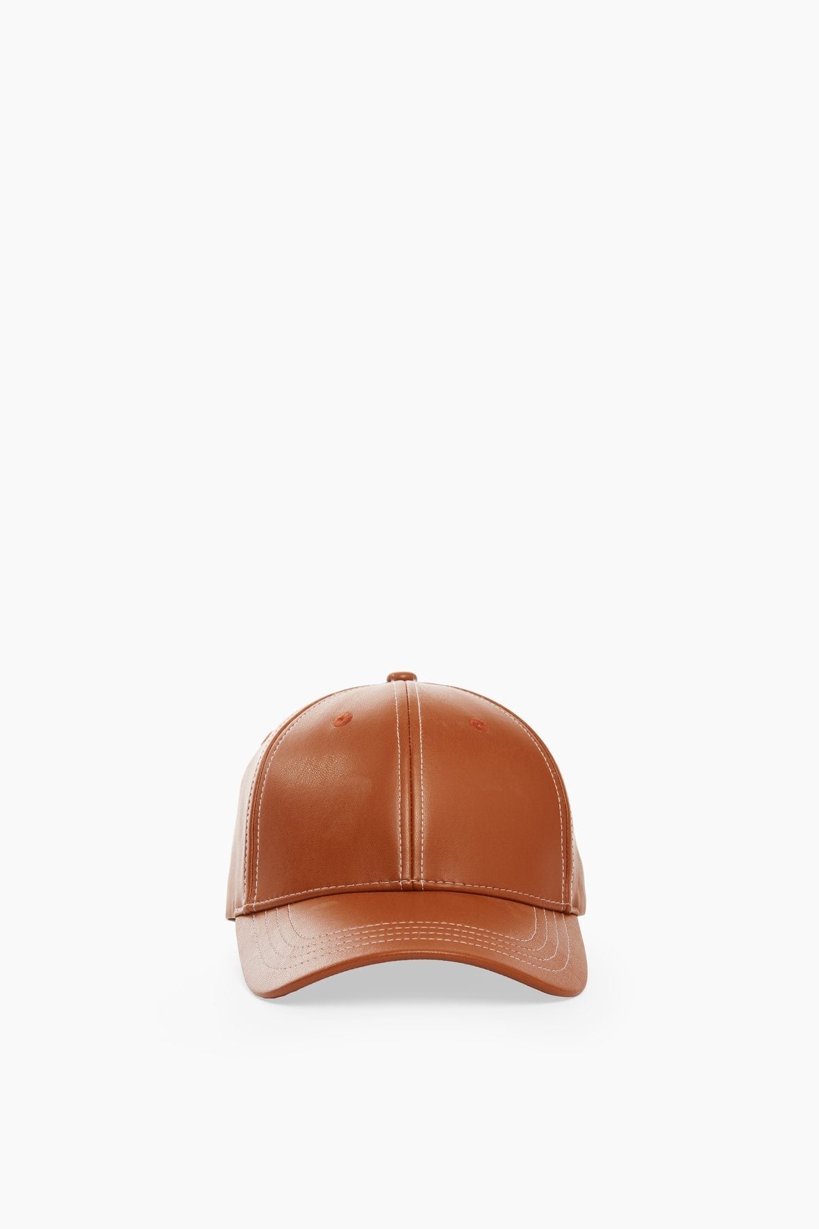 Image SEASIDE HAT | WHISKEY VEGAN LEATHER 3 of 7 and Clicking this image will trigger a zoom pop-up