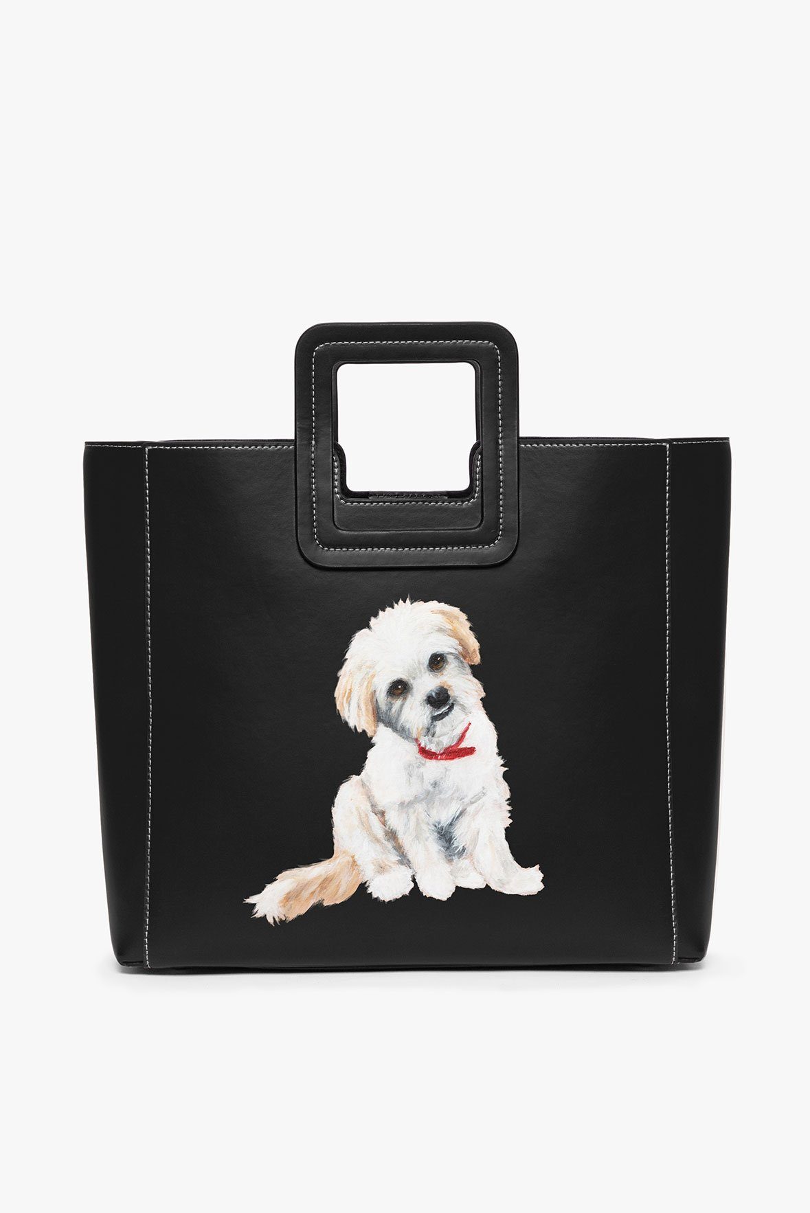 Image CUSTOM SHIRLEY LEATHER BAG | BLACK 1 of 10 and Clicking this image will trigger a zoom pop-up