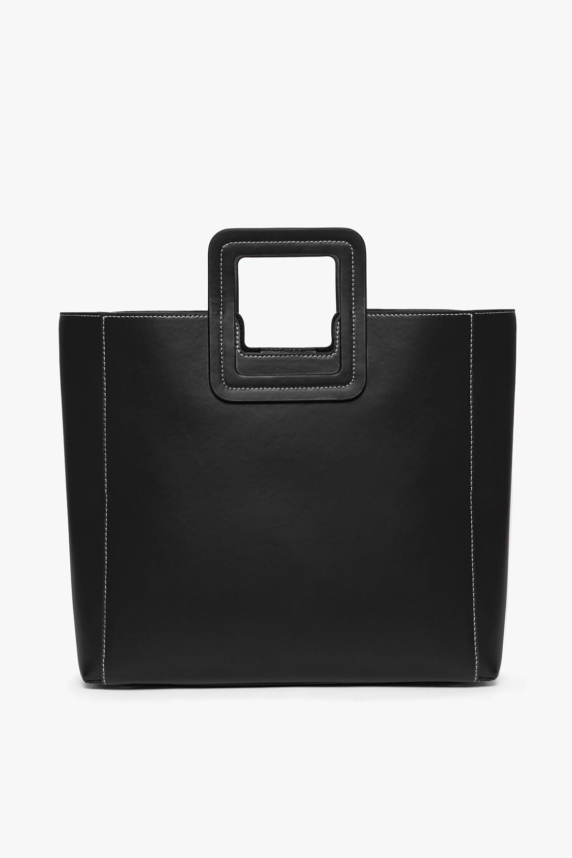 Image SHIRLEY LEATHER BAG | BLACK 4 of 8 and Clicking this image will trigger a zoom pop-up