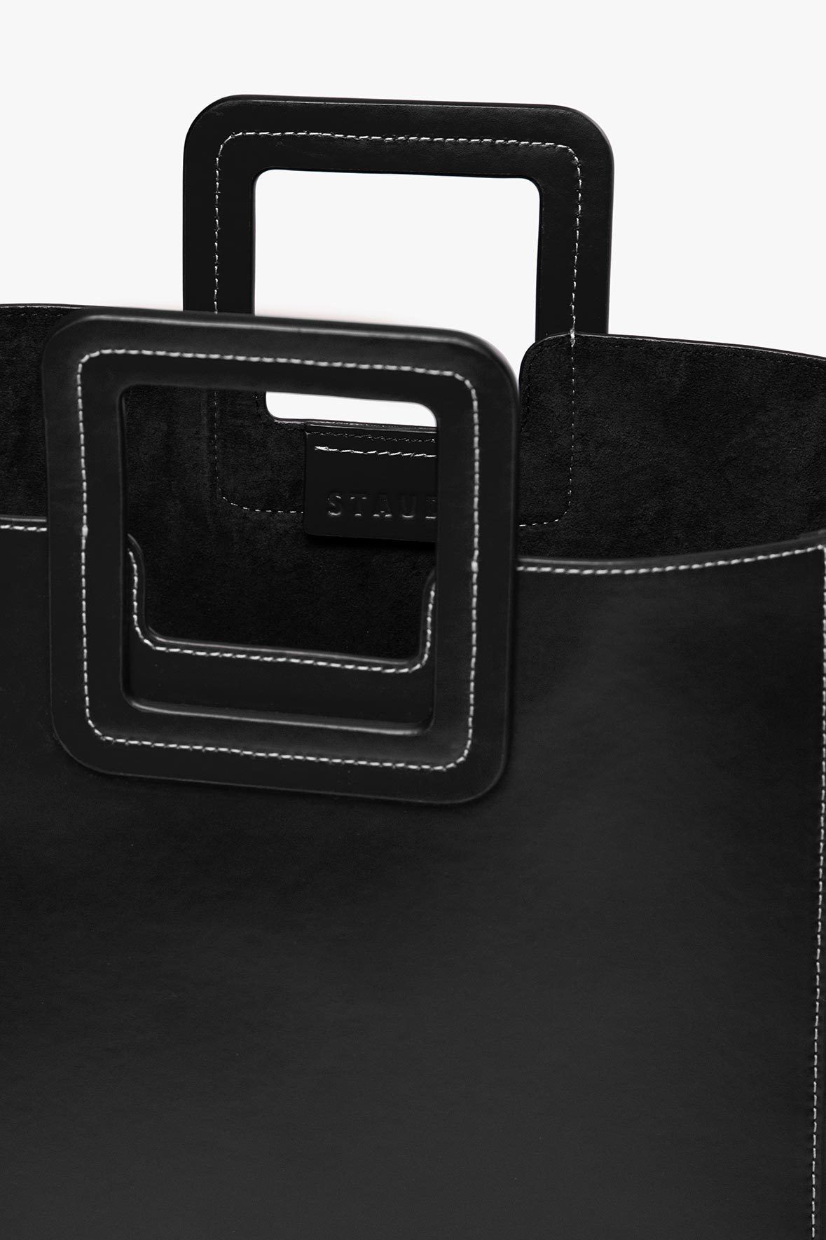 Image SHIRLEY LEATHER BAG | BLACK 7 of 8 and Clicking this image will trigger a zoom pop-up