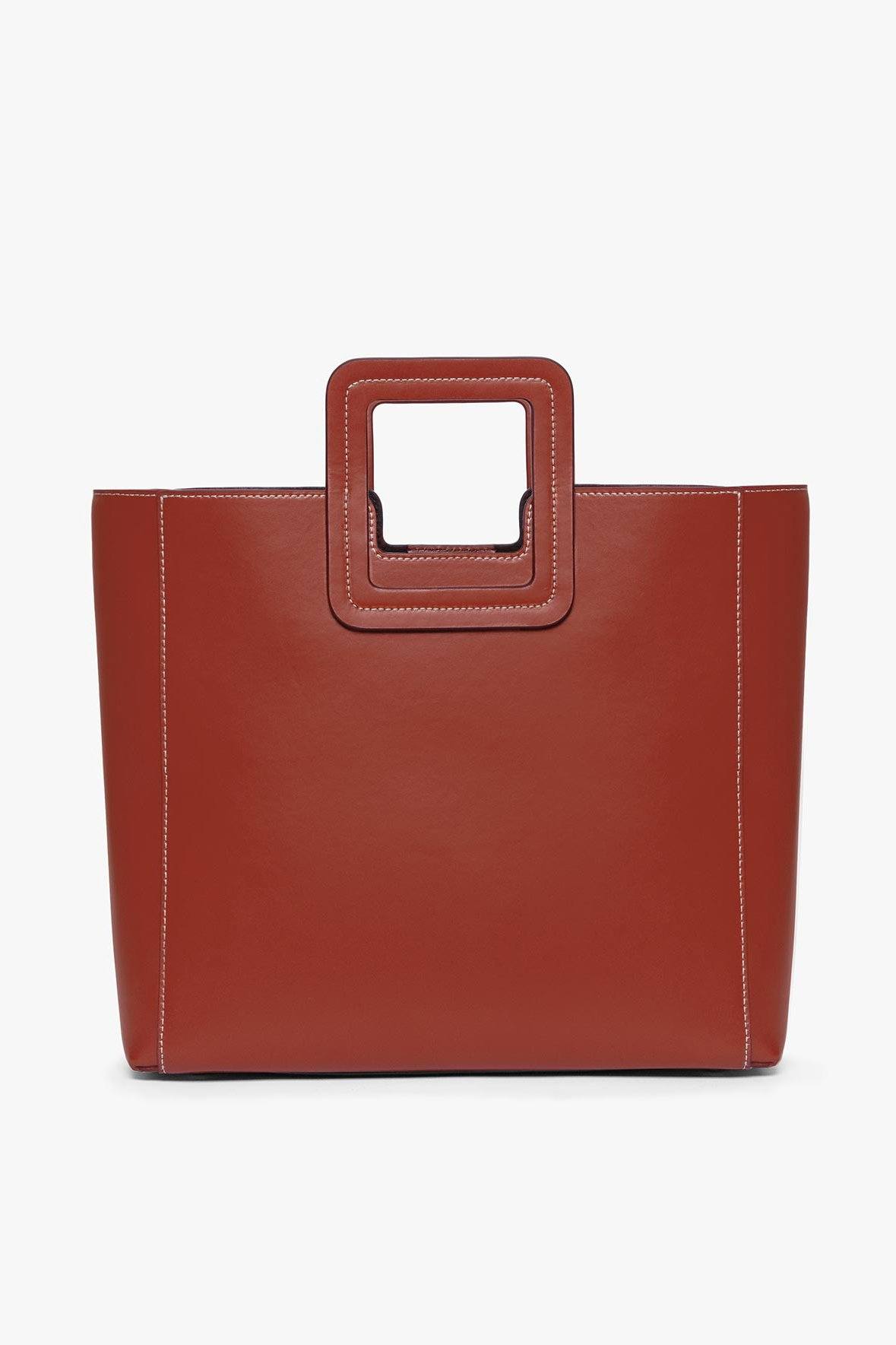 Image SHIRLEY LEATHER BAG | COGNAC 3 of 7 and Clicking this image will trigger a zoom pop-up