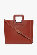 Image SHIRLEY LEATHER BAG | COGNAC 1 of 7