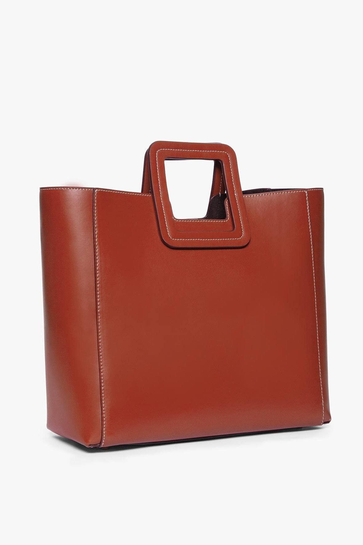 Image SHIRLEY LEATHER BAG | COGNAC 5 of 7 and Clicking this image will trigger a zoom pop-up