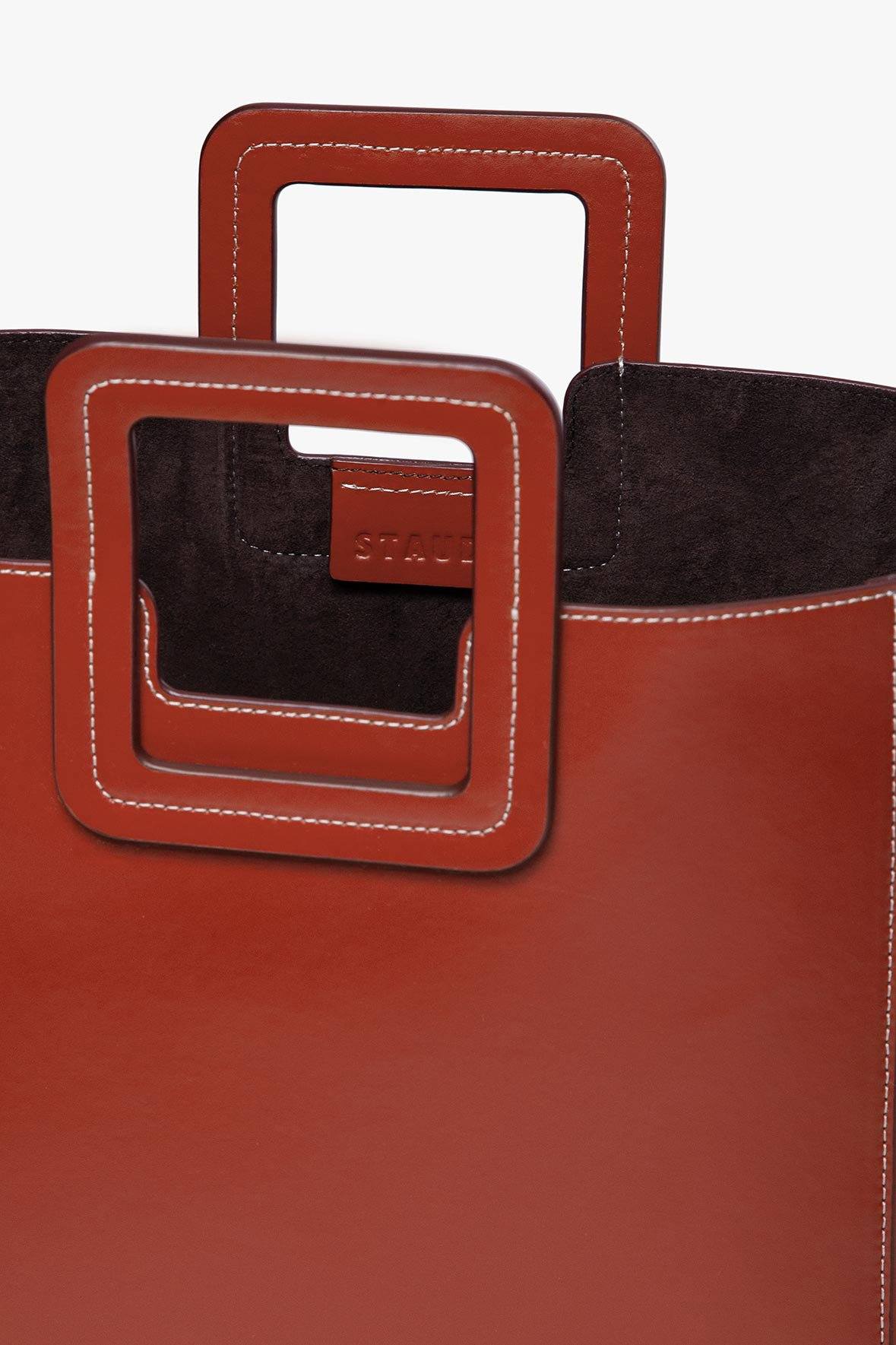 Image SHIRLEY LEATHER BAG | COGNAC 6 of 7 and Clicking this image will trigger a zoom pop-up