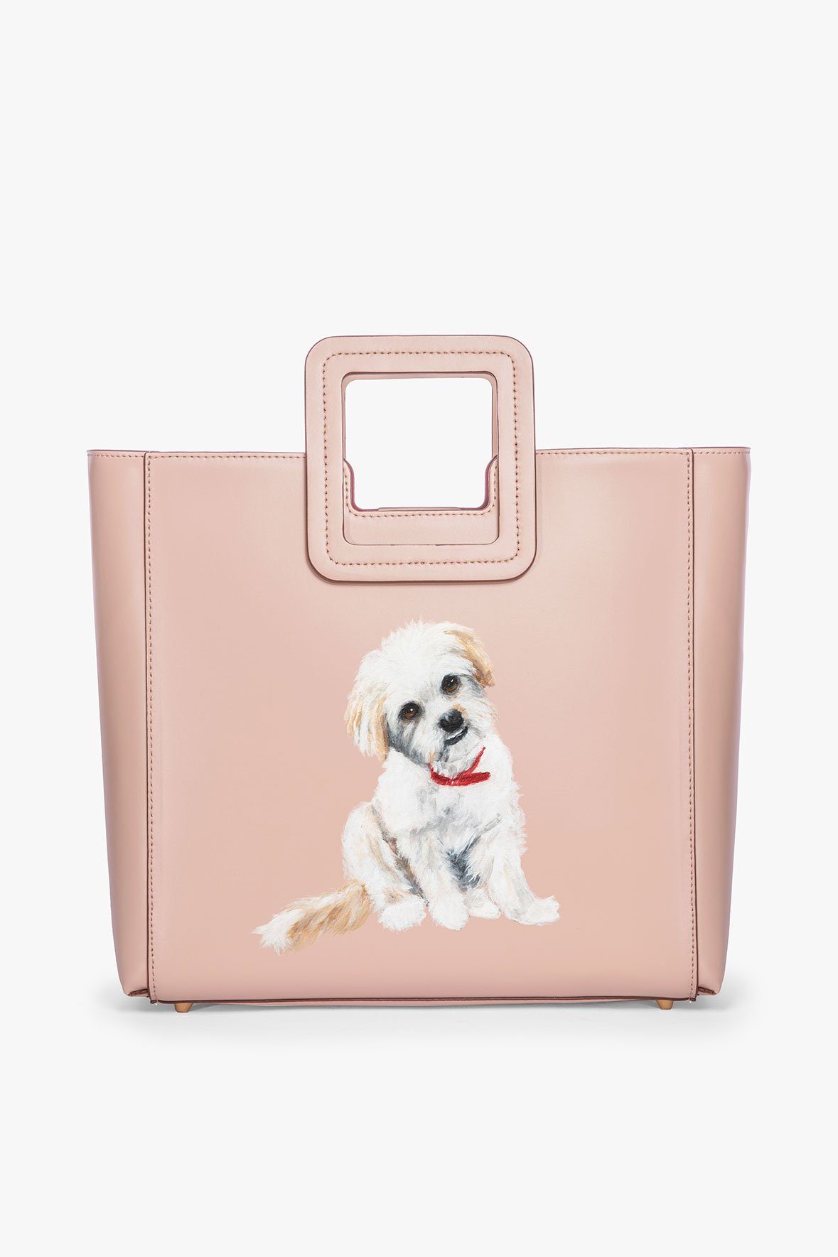 Image CUSTOM SHIRLEY LEATHER BAG | BLUSH 1 of 8 and Clicking this image will trigger a zoom pop-up