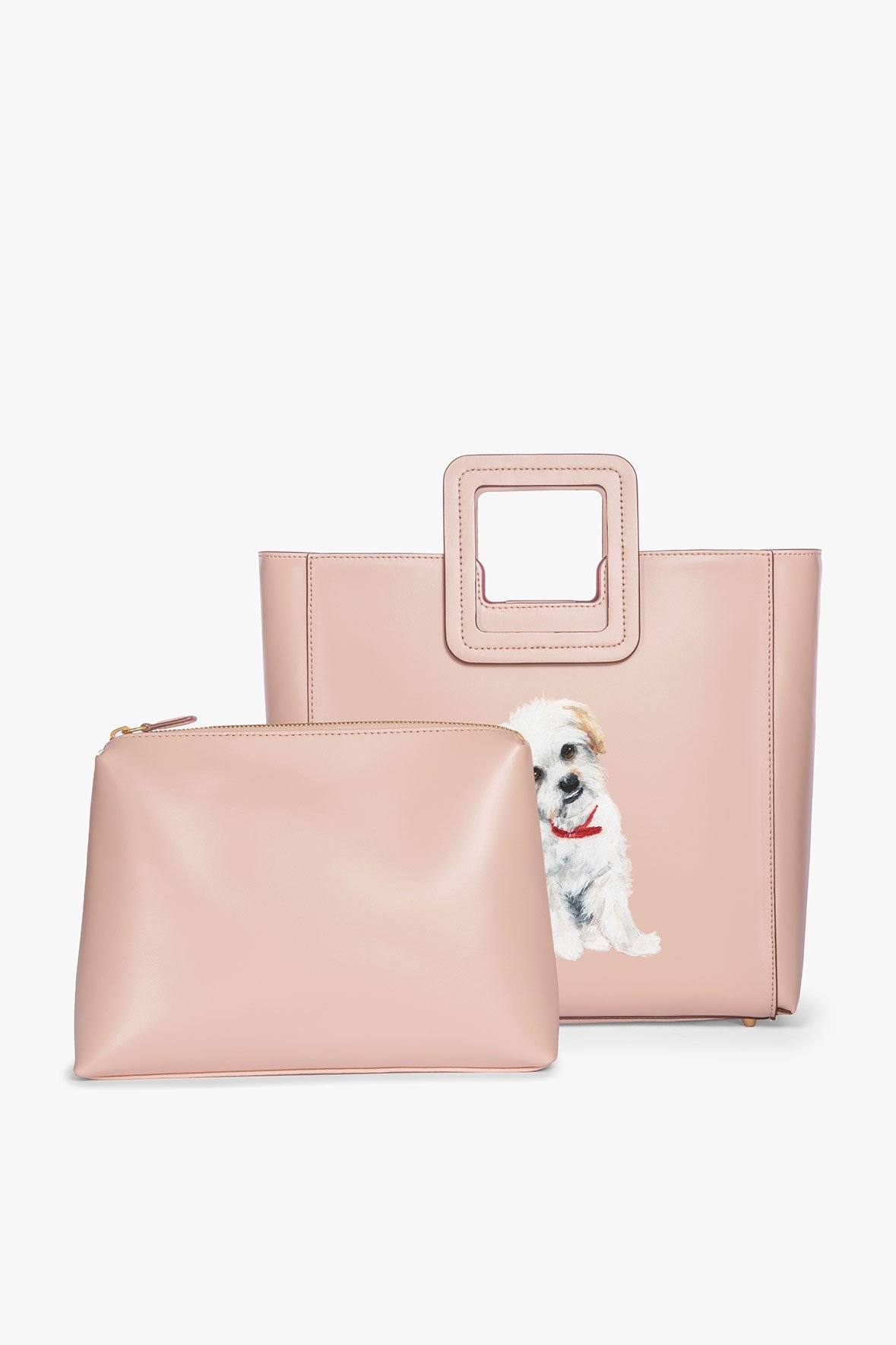 Image CUSTOM SHIRLEY LEATHER BAG | BLUSH 5 of 8 and Clicking this image will trigger a zoom pop-up