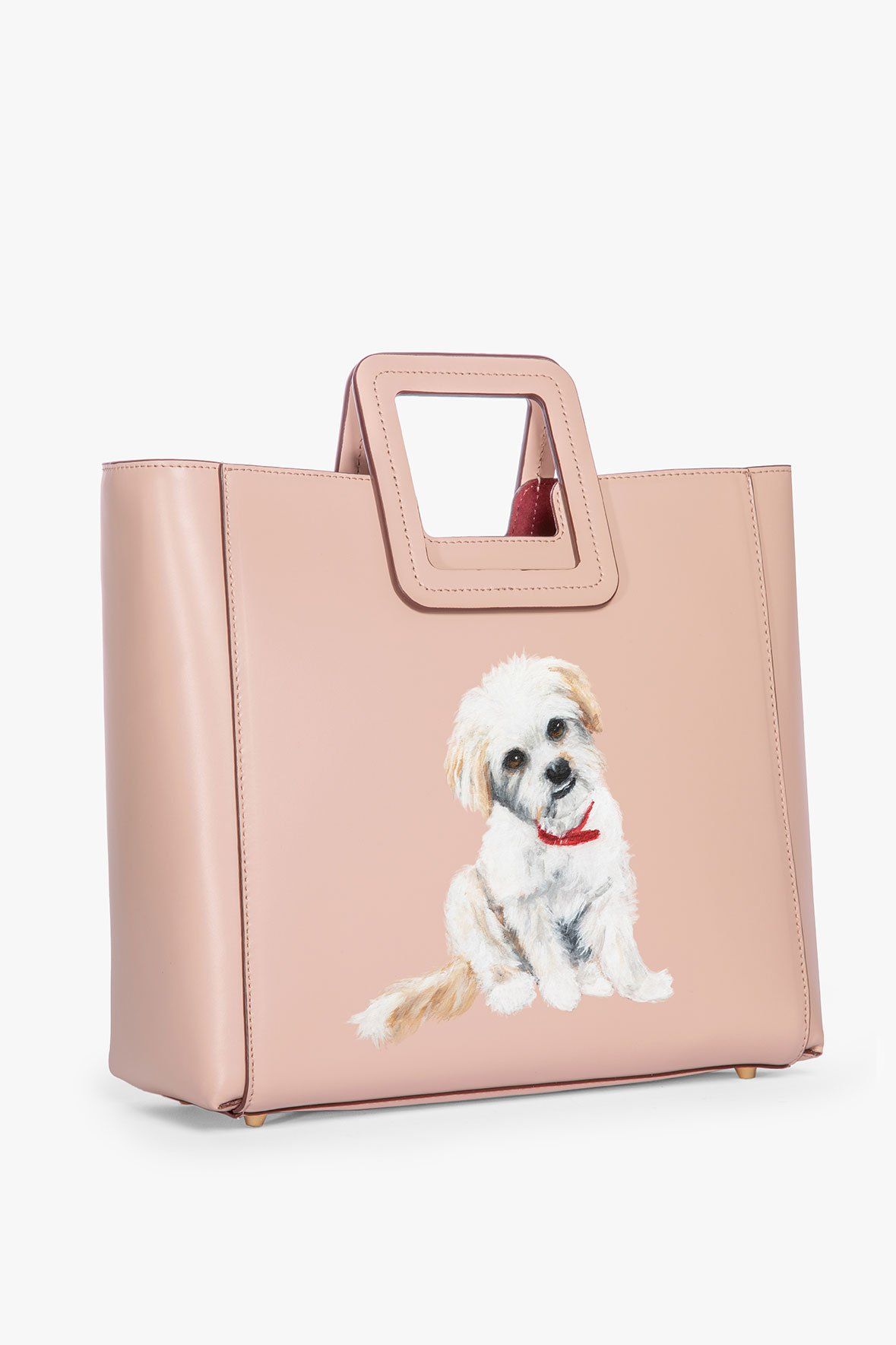 Image CUSTOM SHIRLEY LEATHER BAG | BLUSH 4 of 8 and Clicking this image will trigger a zoom pop-up