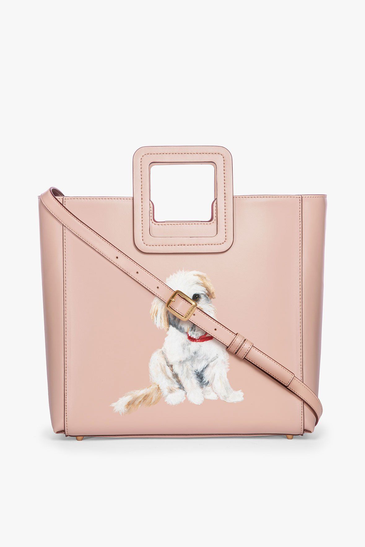 Image CUSTOM SHIRLEY LEATHER BAG | BLUSH 3 of 8 and Clicking this image will trigger a zoom pop-up