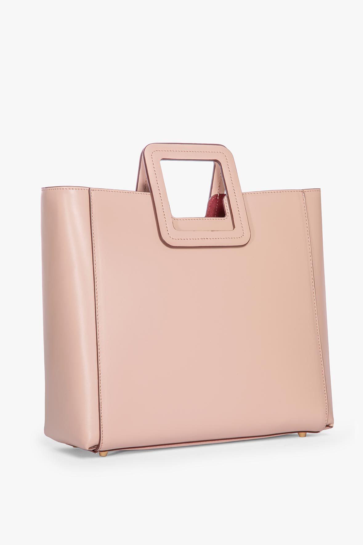 Image SHIRLEY LEATHER BAG | BLUSH 7 of 8 and Clicking this image will trigger a zoom pop-up