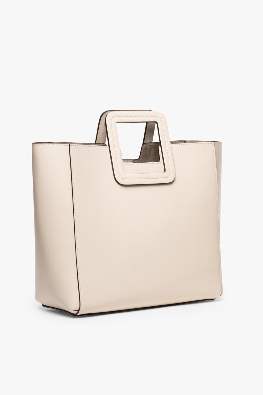 Image SHIRLEY LEATHER BAG | CREAM 6 of 9 and Clicking this image will trigger a zoom pop-up