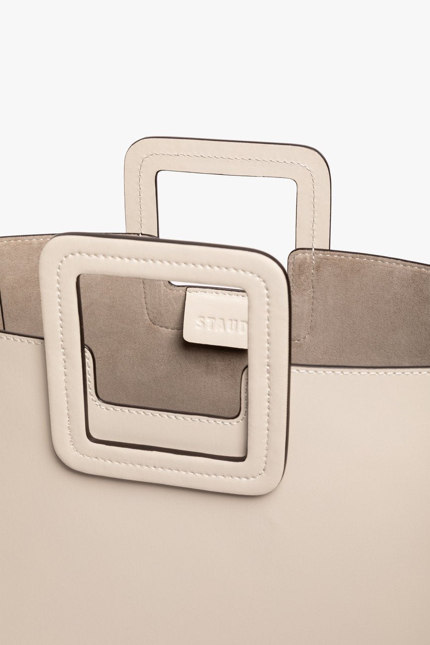 Image SHIRLEY LEATHER BAG | CREAM 7 of 9 and Clicking this image will trigger a zoom pop-up