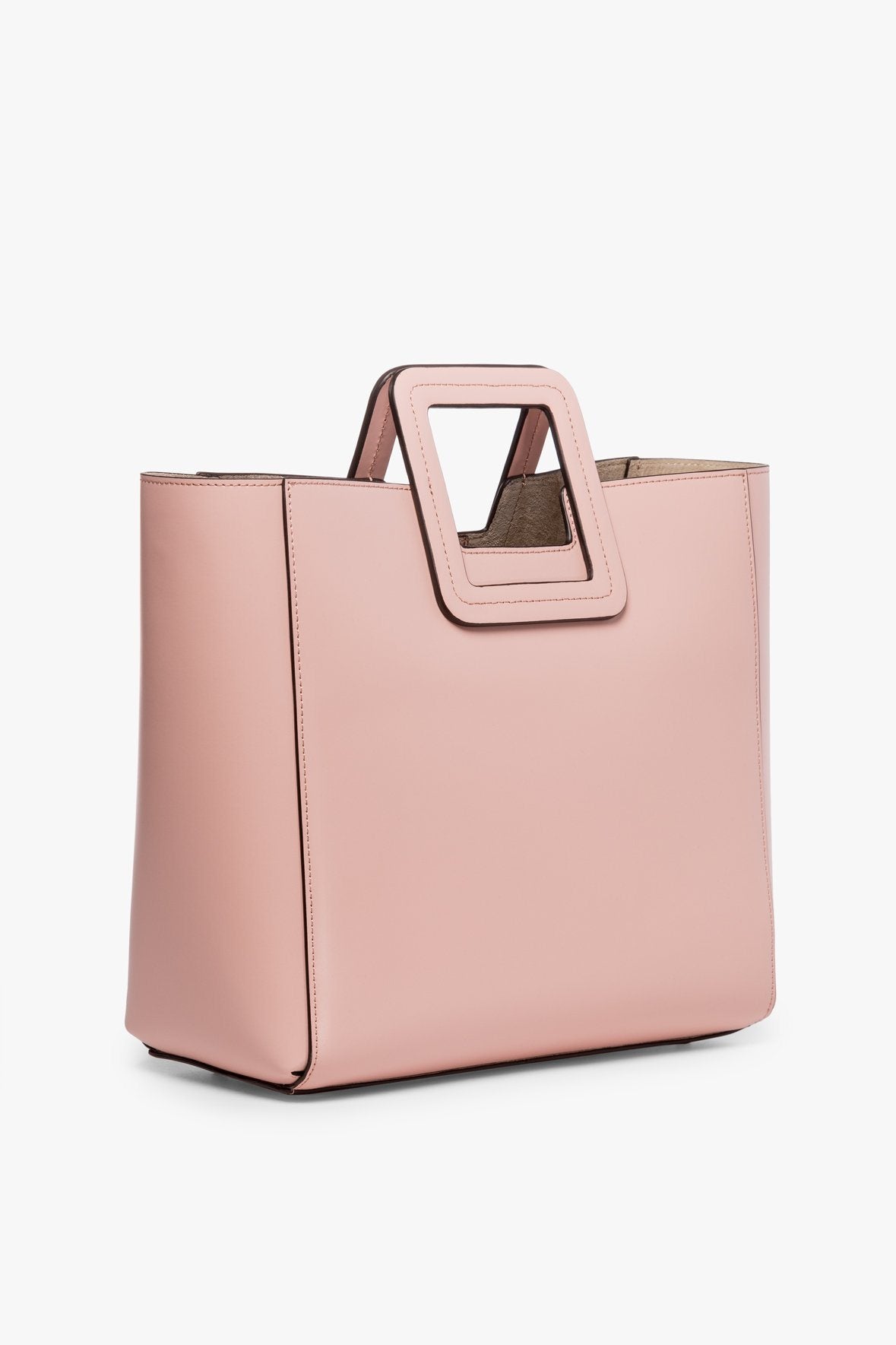 Image SHIRLEY LEATHER BAG | DARK BLUSH 3 of 6 and Clicking this image will trigger a zoom pop-up