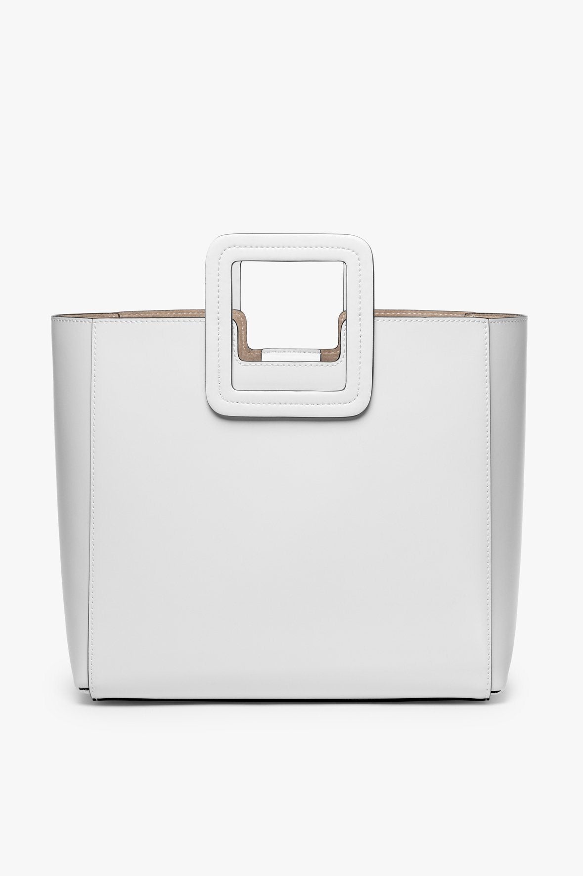 Image SHIRLEY LEATHER BAG | FRESH WHITE 4 of 7 and Clicking this image will trigger a zoom pop-up