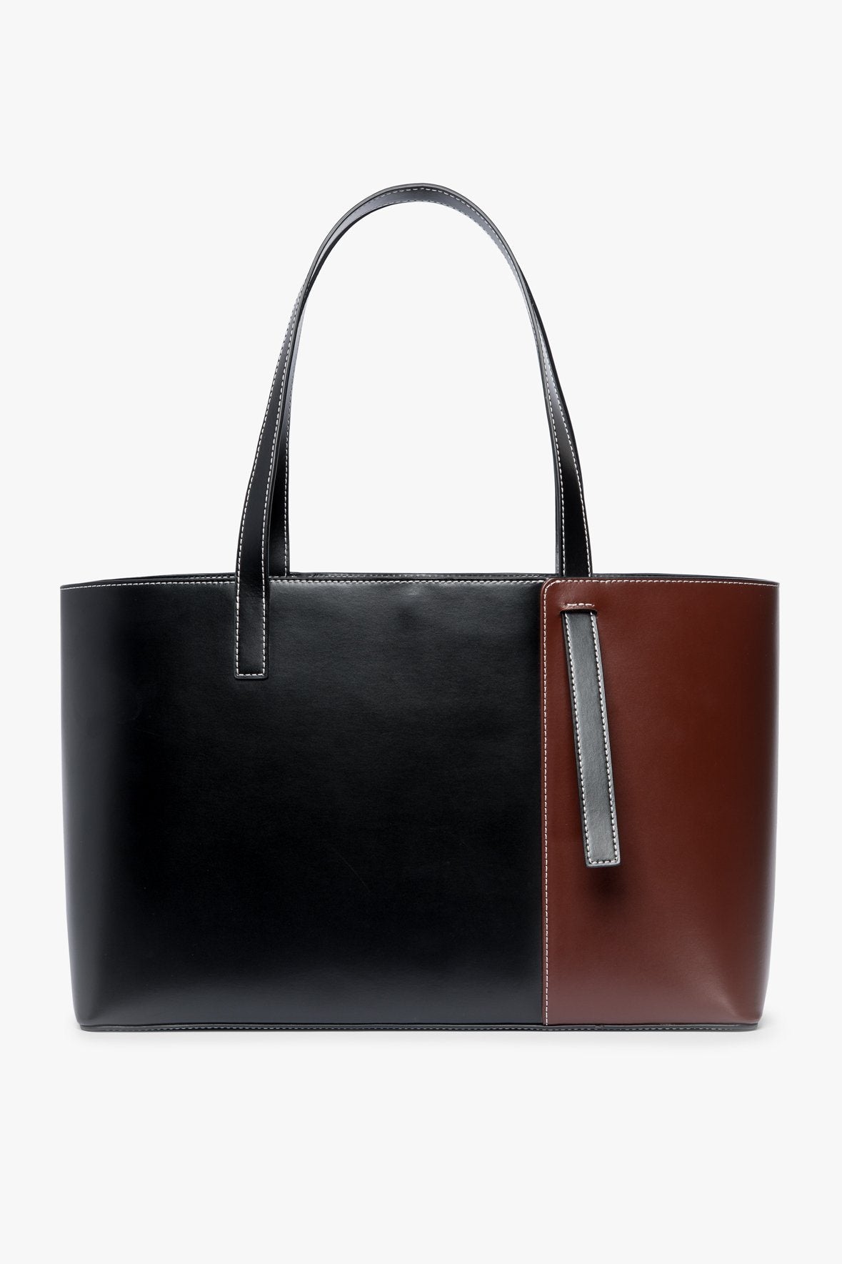 Image SHOKO TOTE BAG | BLACK MAHOGANY 1 of 8 and Clicking this image will trigger a zoom pop-up