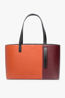 Image SHOKO TOTE BAG | BORDEAUX RUST BLACK 6 of 9