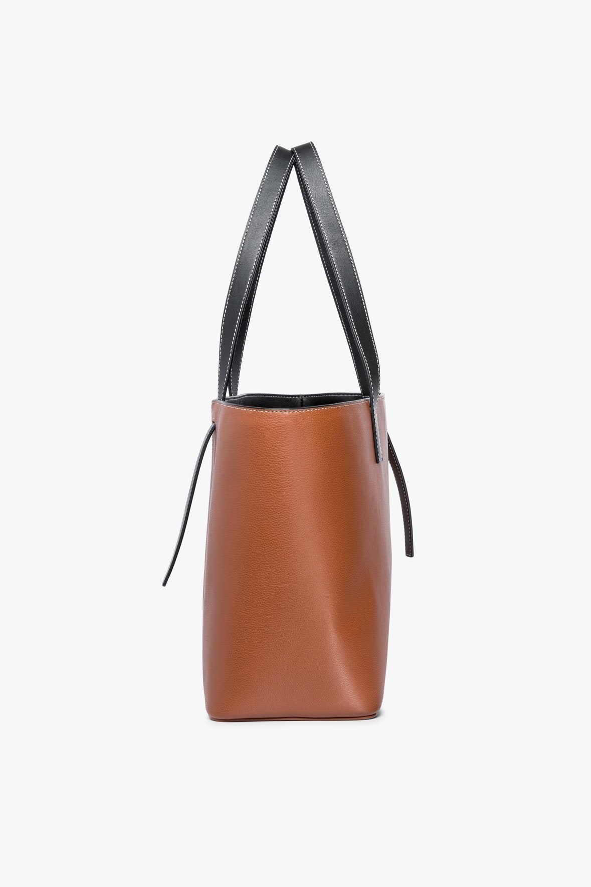 Image SHOKO TOTE BAG | TAN BLACK 4 of 8 and Clicking this image will trigger a zoom pop-up