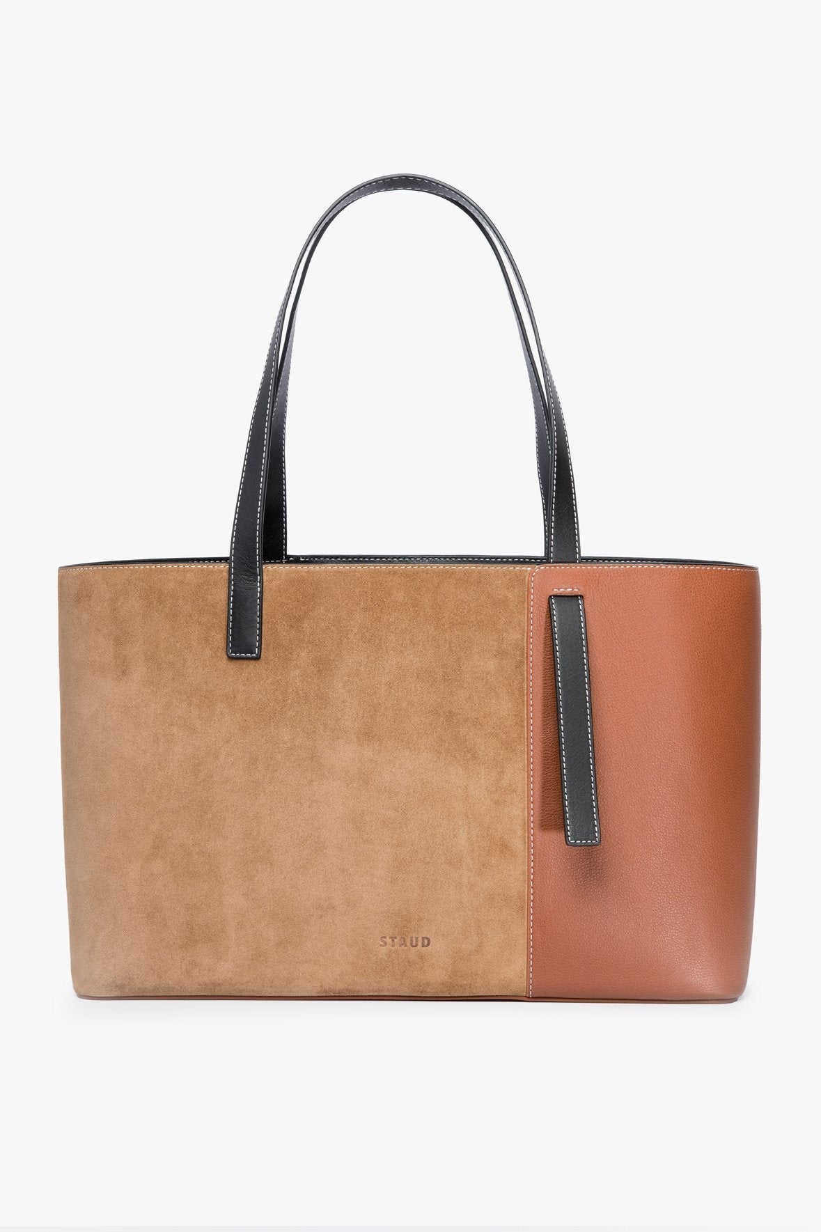 Image SHOKO TOTE BAG | TAN BLACK 5 of 8 and Clicking this image will trigger a zoom pop-up