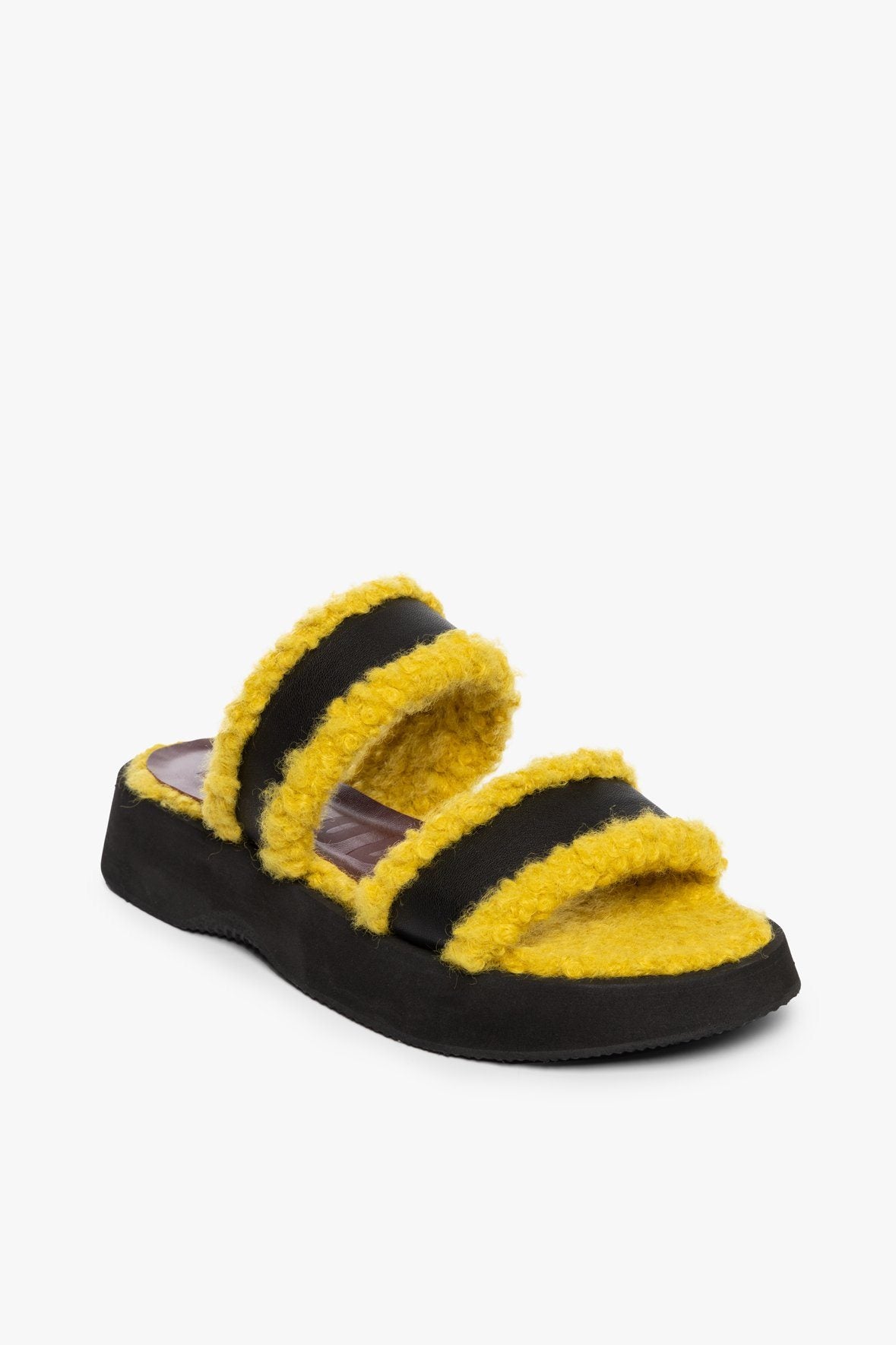 Image SIESTA SANDAL | CHARTREUSE BLACK 1 of 6 and Clicking this image will trigger a zoom pop-up