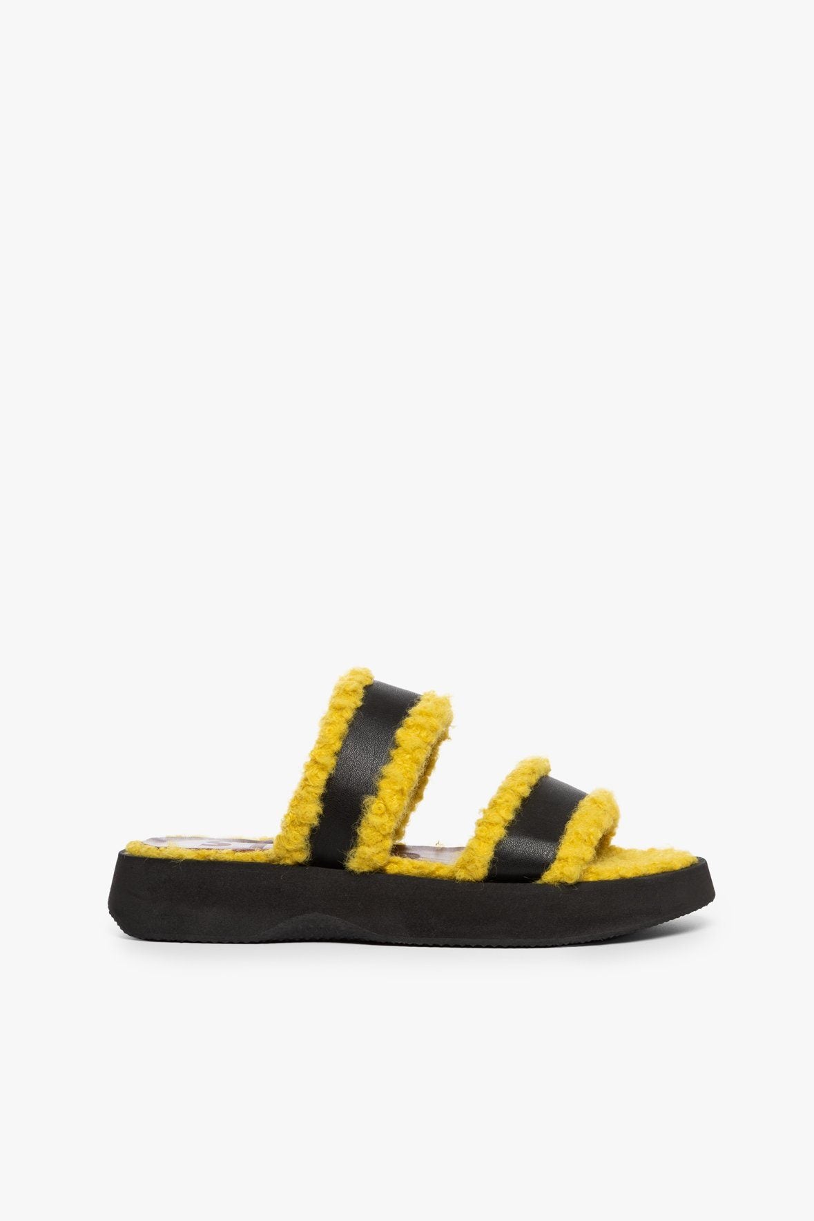 Image SIESTA SANDAL | CHARTREUSE BLACK 3 of 6 and Clicking this image will trigger a zoom pop-up