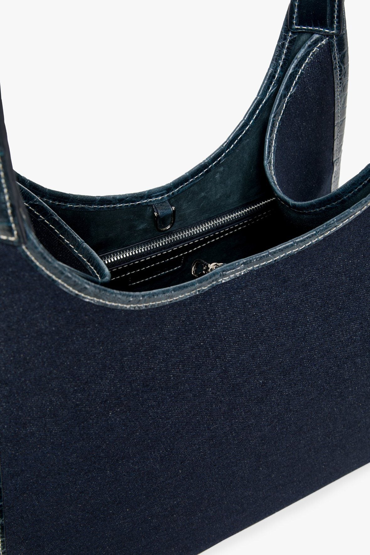 Image SOFT REY DENIM TOTE BAG | DENIM BLUE MIDNIGHT 7 of 7 and Clicking this image will trigger a zoom pop-up