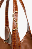 Image SOFT REY LEATHER TOTE BAG | TAN 5 of 6