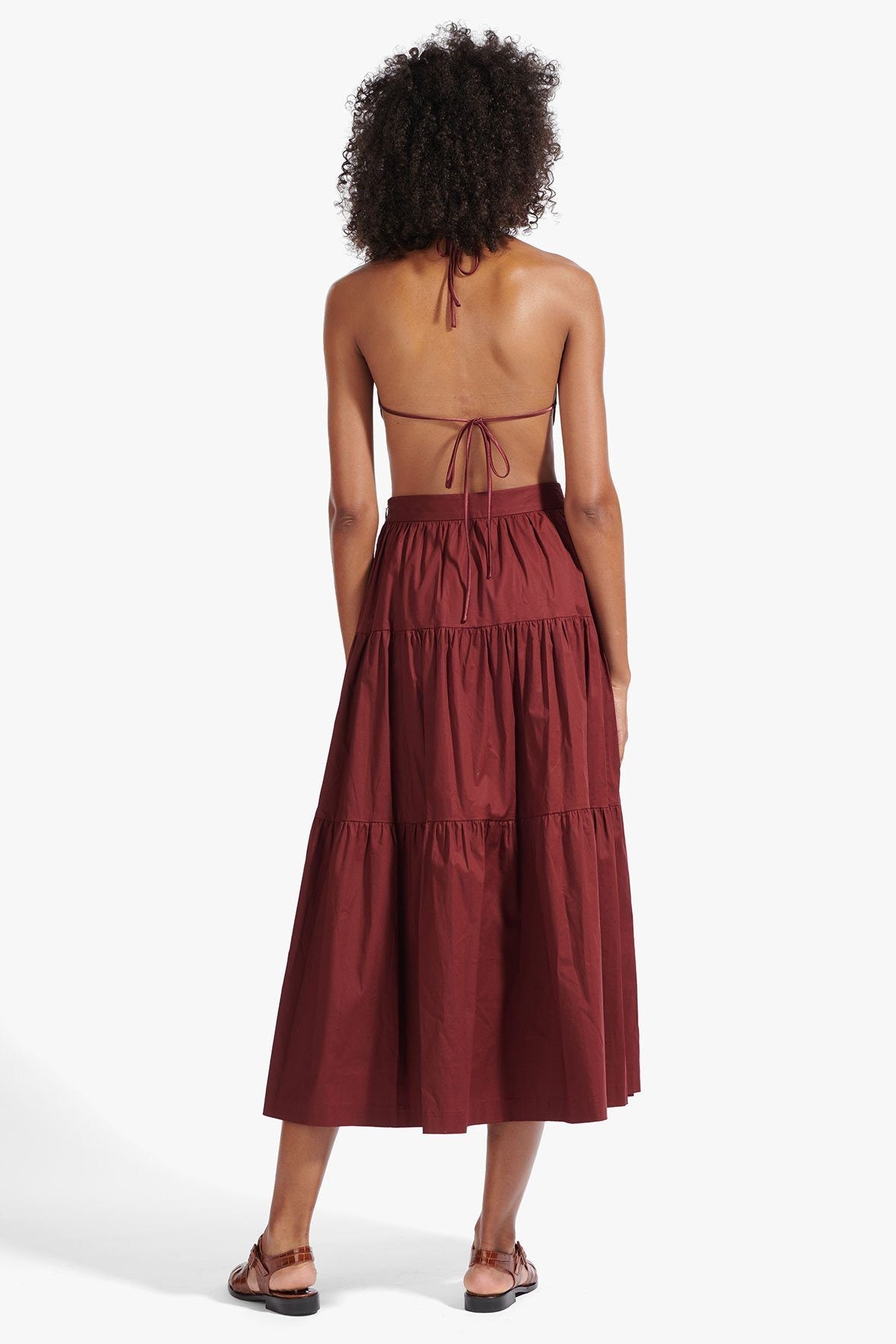 Image SEA SKIRT | TAWNY PORT 6 of 6 and Clicking this image will trigger a zoom pop-up