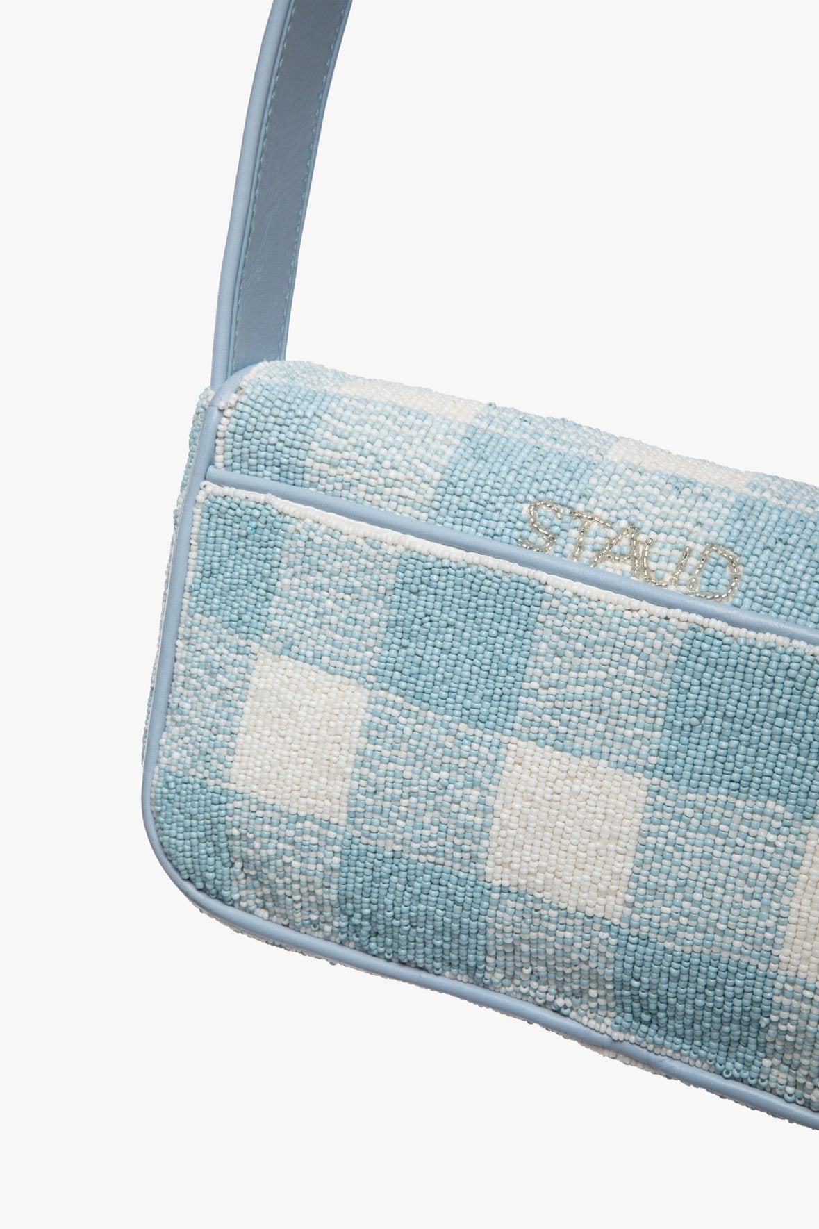 Image TOMMY BEADED BAG | ARCTIC BLUE WHITE 8 of 9 and Clicking this image will trigger a zoom pop-up