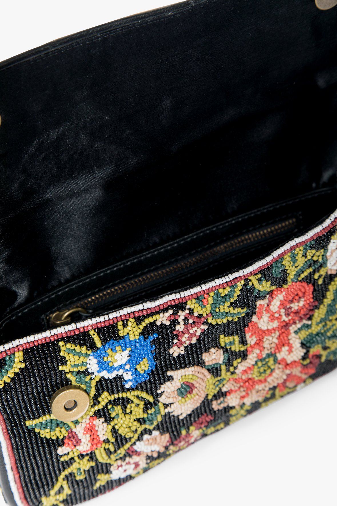 Image TOMMY BEADED BAG | BLACK FLORAL 8 of 9 and Clicking this image will trigger a zoom pop-up