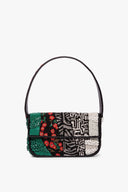 Image TOMMY BEADED BAG | BLACK PATCHWORK 1 of 8