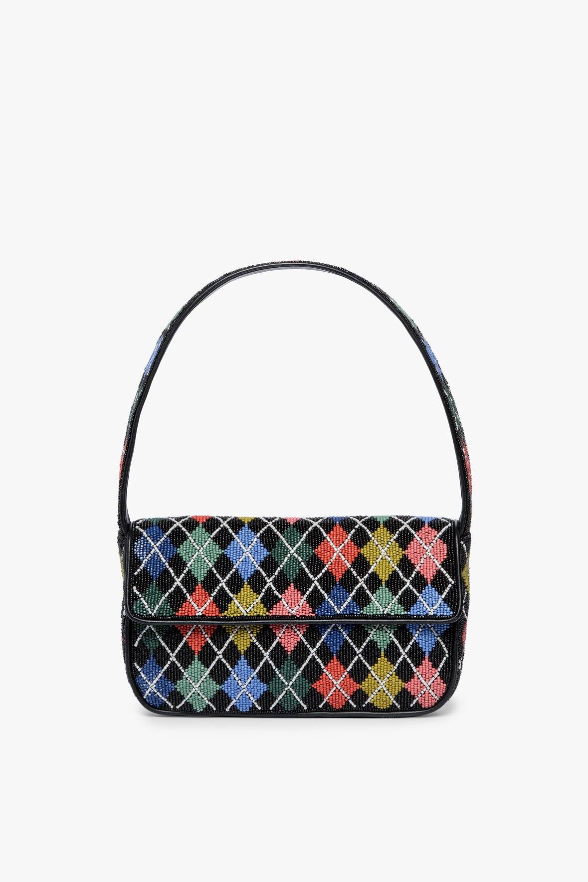 Image TOMMY BEADED BAG | MULTI ARGYLE 2 of 10 and Clicking this image will trigger a zoom pop-up