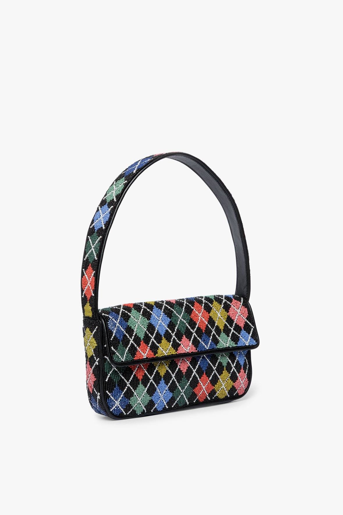 Image TOMMY BEADED BAG | MULTI ARGYLE 4 of 10 and Clicking this image will trigger a zoom pop-up