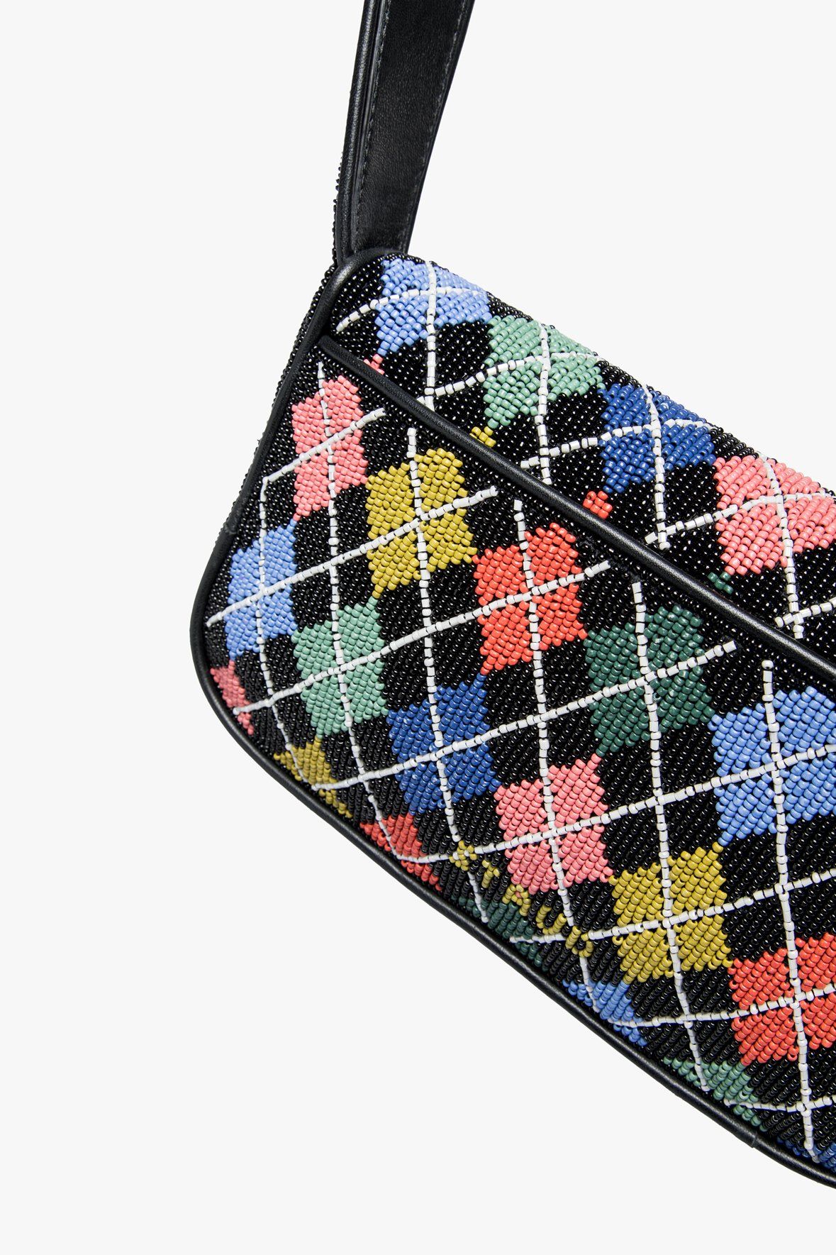 Image TOMMY BEADED BAG | MULTI ARGYLE 10 of 10 and Clicking this image will trigger a zoom pop-up