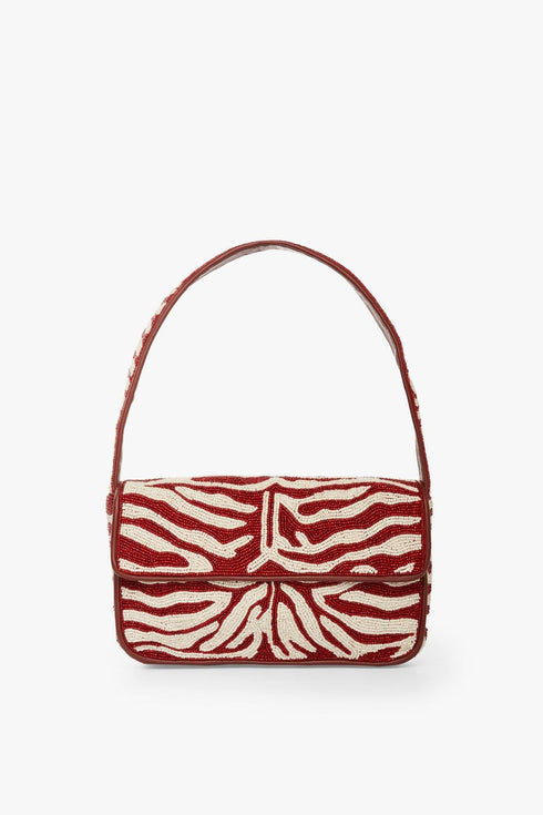 Go to TOMMY BEADED BAG SCARLET WHITE view 1