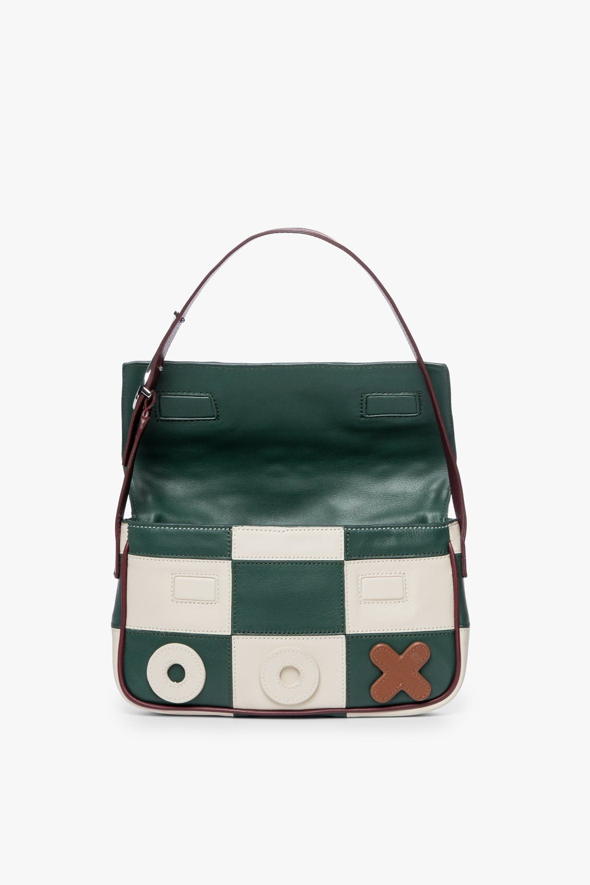 Image TOMMY LEATHER BAG | TIC TAC TOE 8 of 10 and Clicking this image will trigger a zoom pop-up