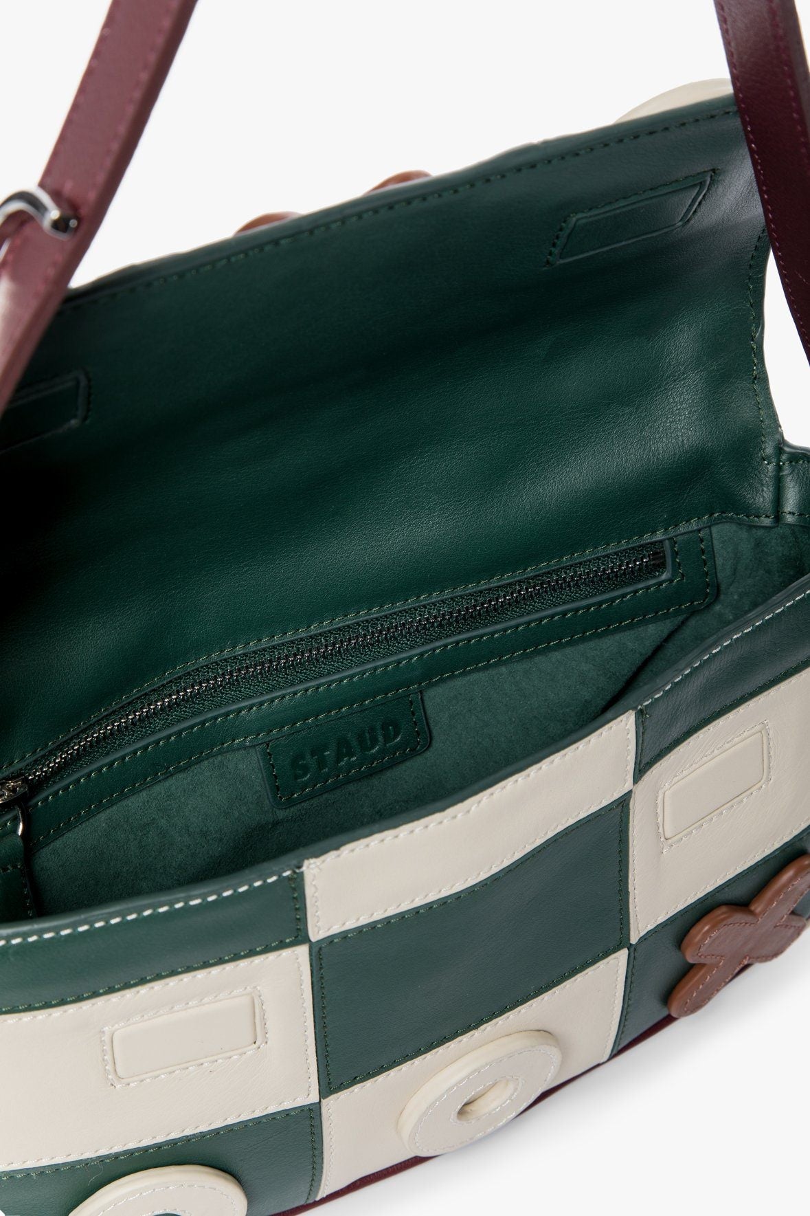 Image TOMMY LEATHER BAG | TIC TAC TOE 9 of 10 and Clicking this image will trigger a zoom pop-up