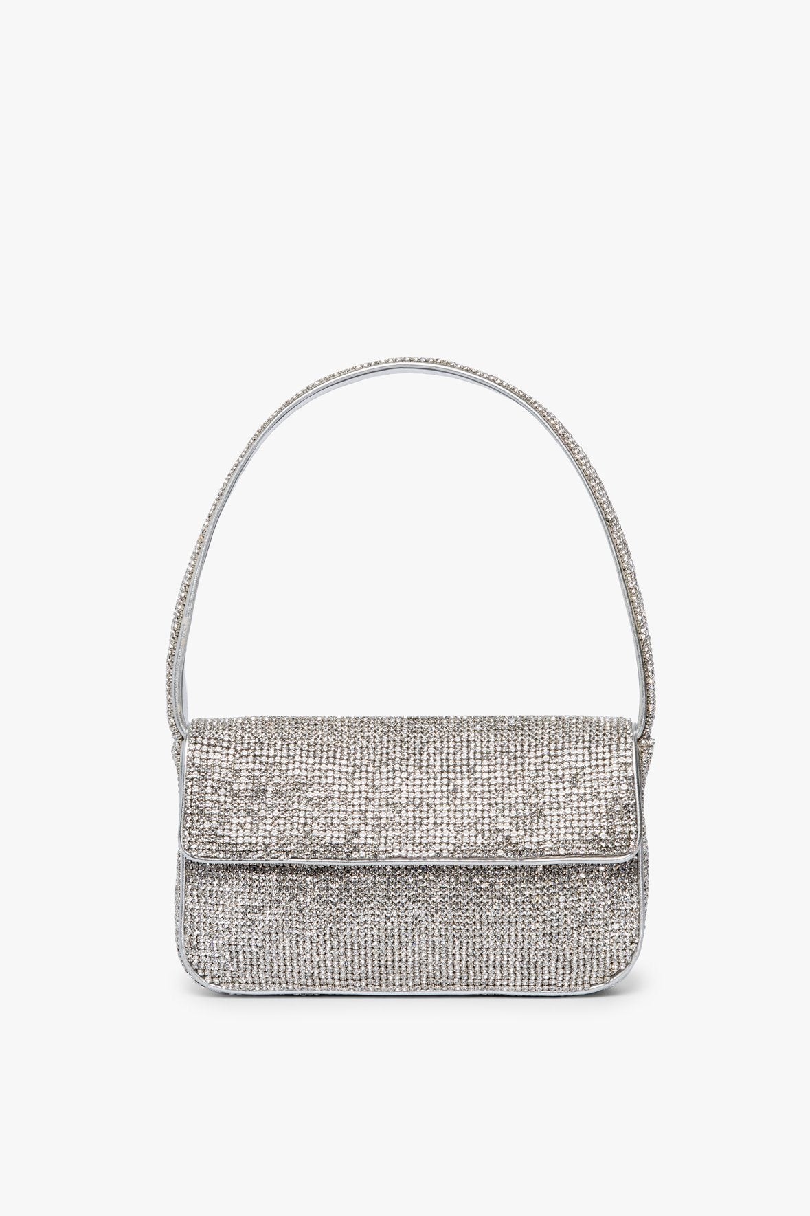 Image TOMMY RHINESTONE BAG | SILVER 1 of 9 and Clicking this image will trigger a zoom pop-up