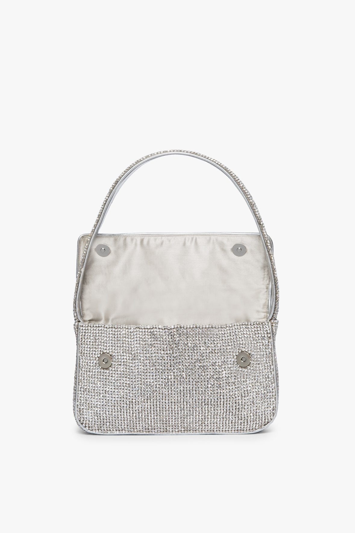 Image TOMMY RHINESTONE BAG | SILVER 7 of 9 and Clicking this image will trigger a zoom pop-up