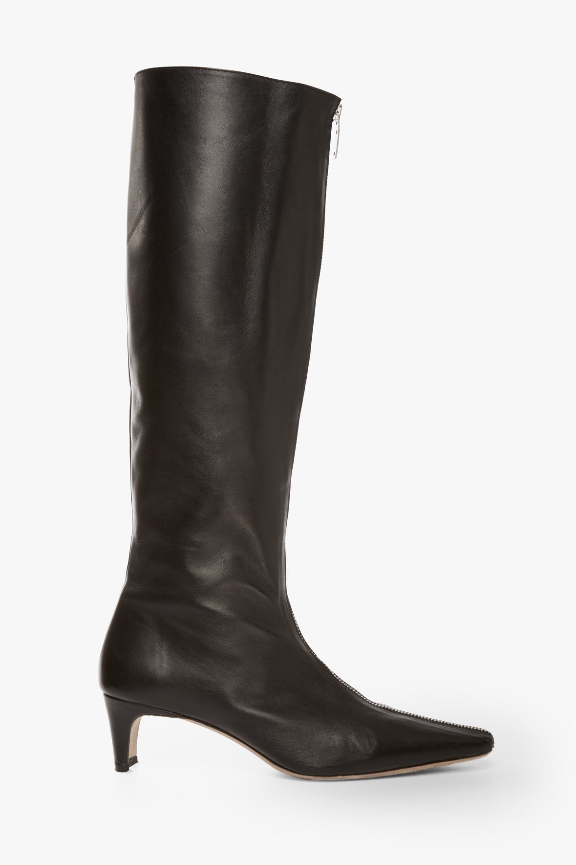 Image VALLETTA ZIP FRONT BOOT | BLACK 3 of 7 and Clicking this image will trigger a zoom pop-up