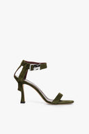 Image VIVA HEEL | OLIVE SUEDE 4 of 6