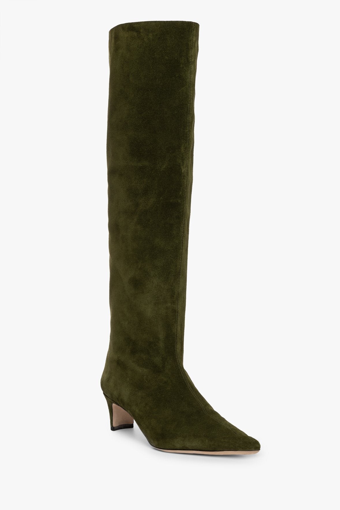 Image WALLY BOOT | OLIVE SUEDE 3 of 6 and Clicking this image will trigger a zoom pop-up