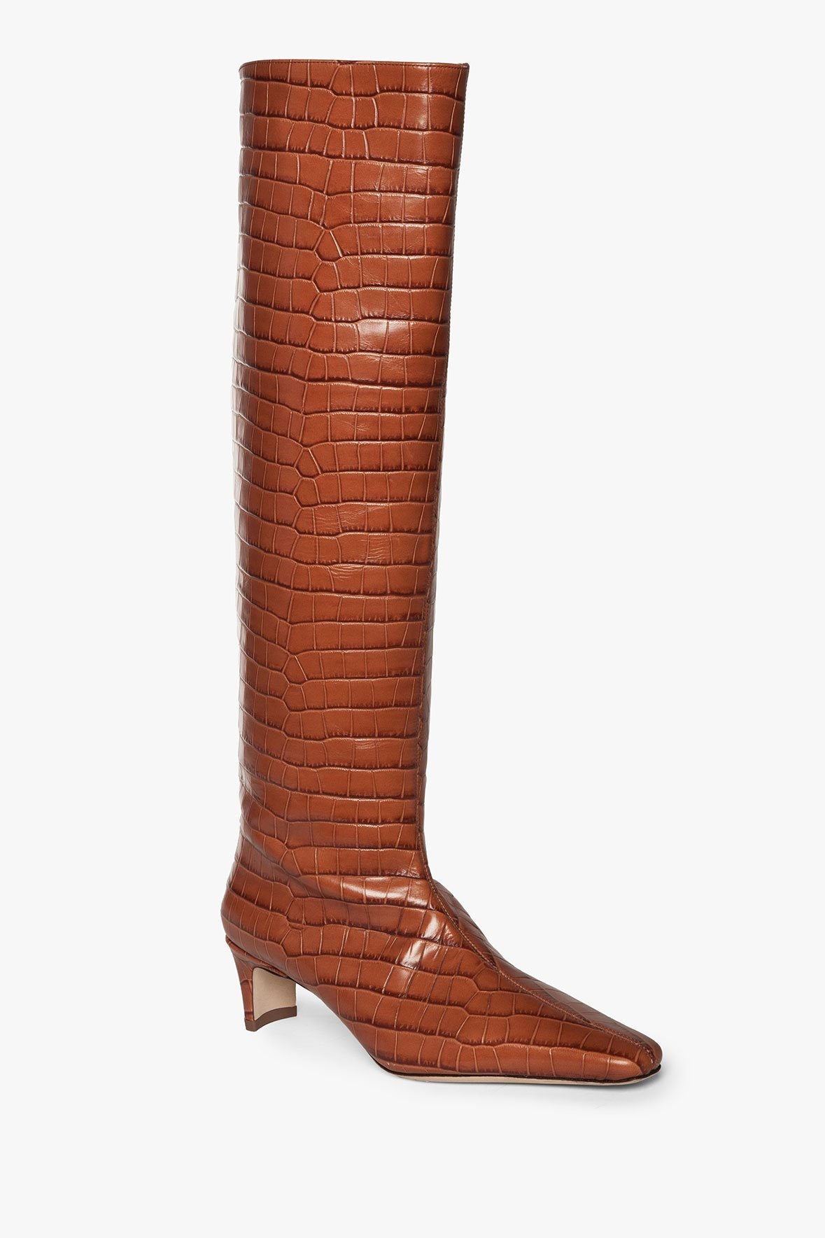 Image WALLY BOOT | SADDLE CROC EMBOSSED 3 of 6 and Clicking this image will trigger a zoom pop-up