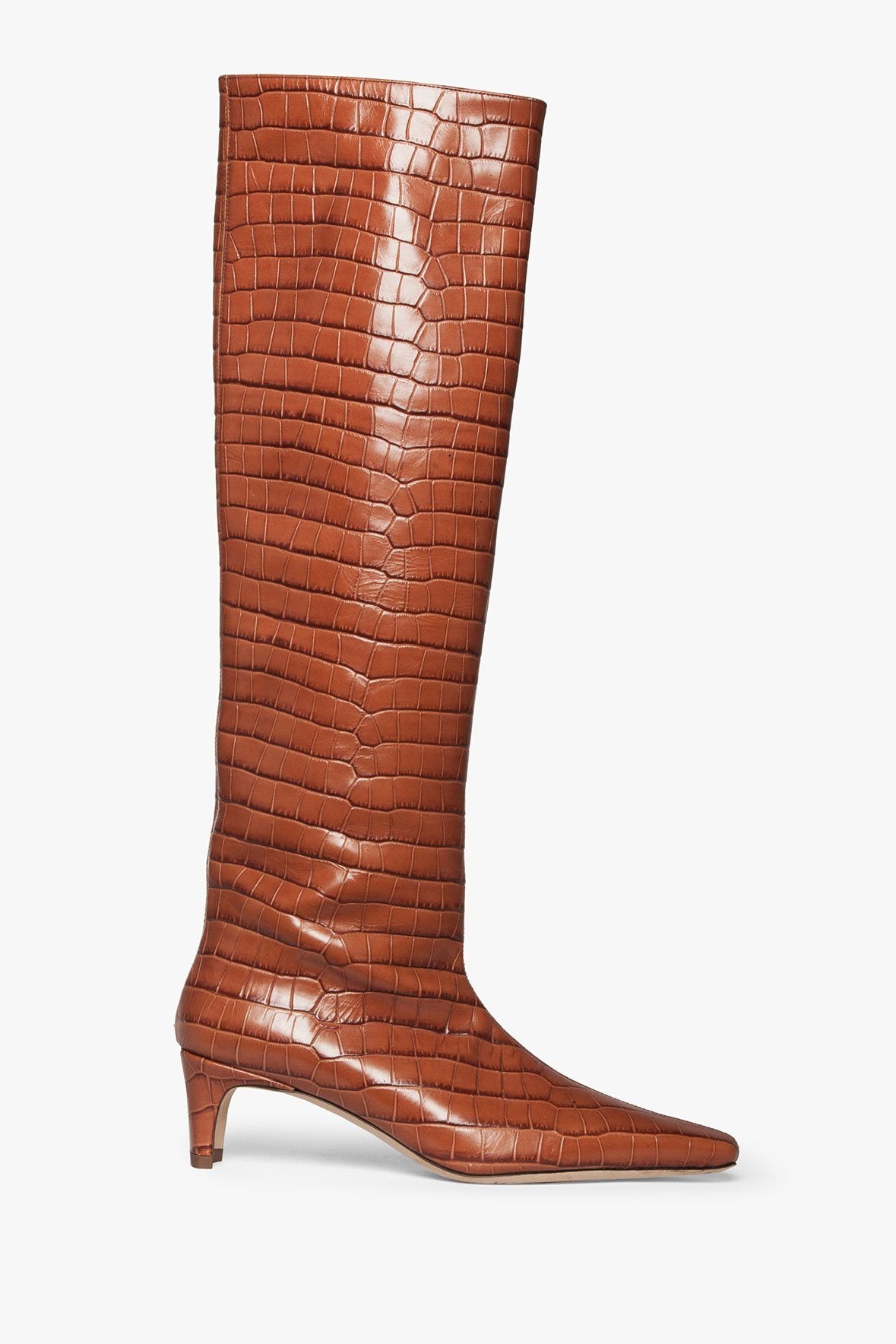 Image WALLY BOOT | SADDLE CROC EMBOSSED 1 of 6 and Clicking this image will trigger a zoom pop-up