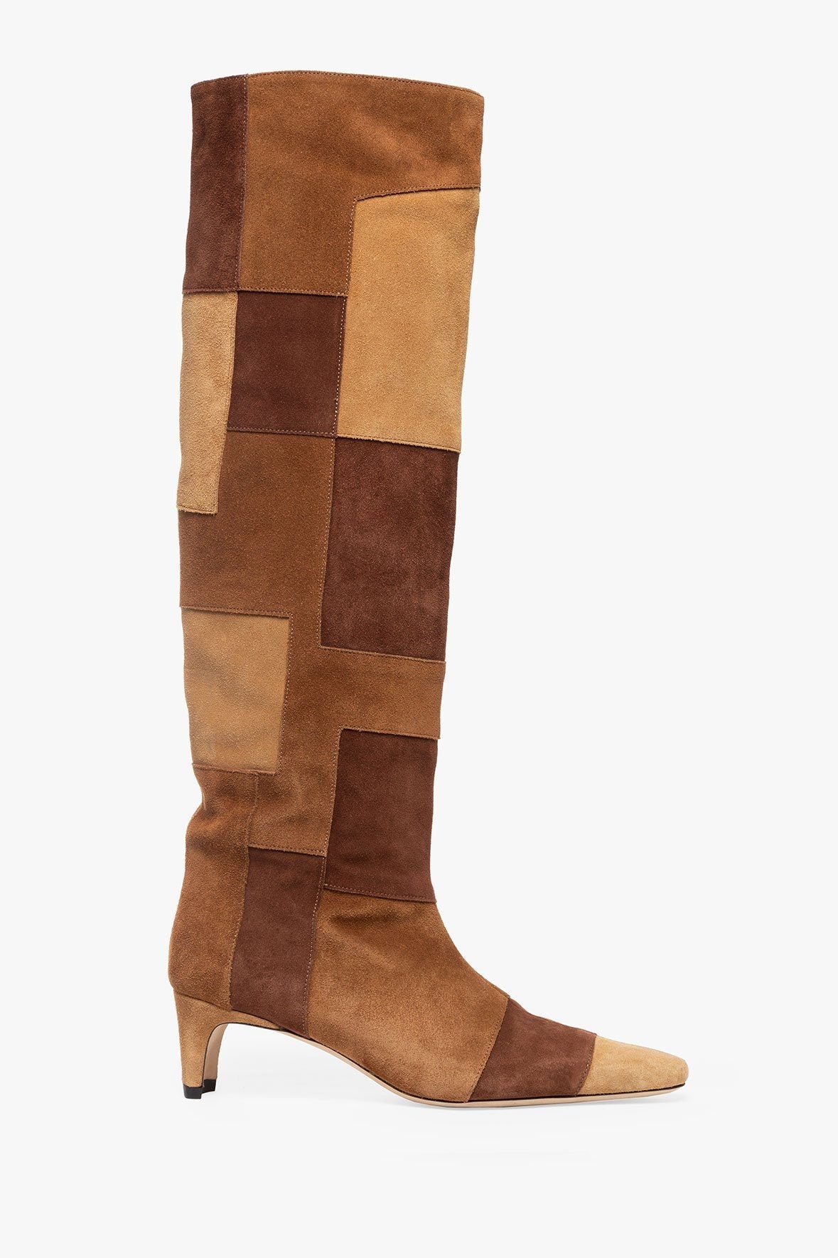 Image WALLY BOOT | TAN PATCHWORK 1 of 6 and Clicking this image will trigger a zoom pop-up