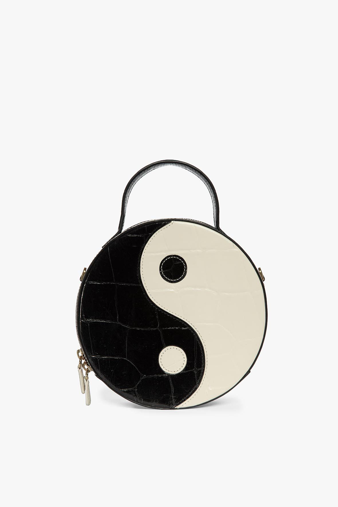 Image YIN YANG BAG | BLACK CREAM 1 of 7 and Clicking this image will trigger a zoom pop-up