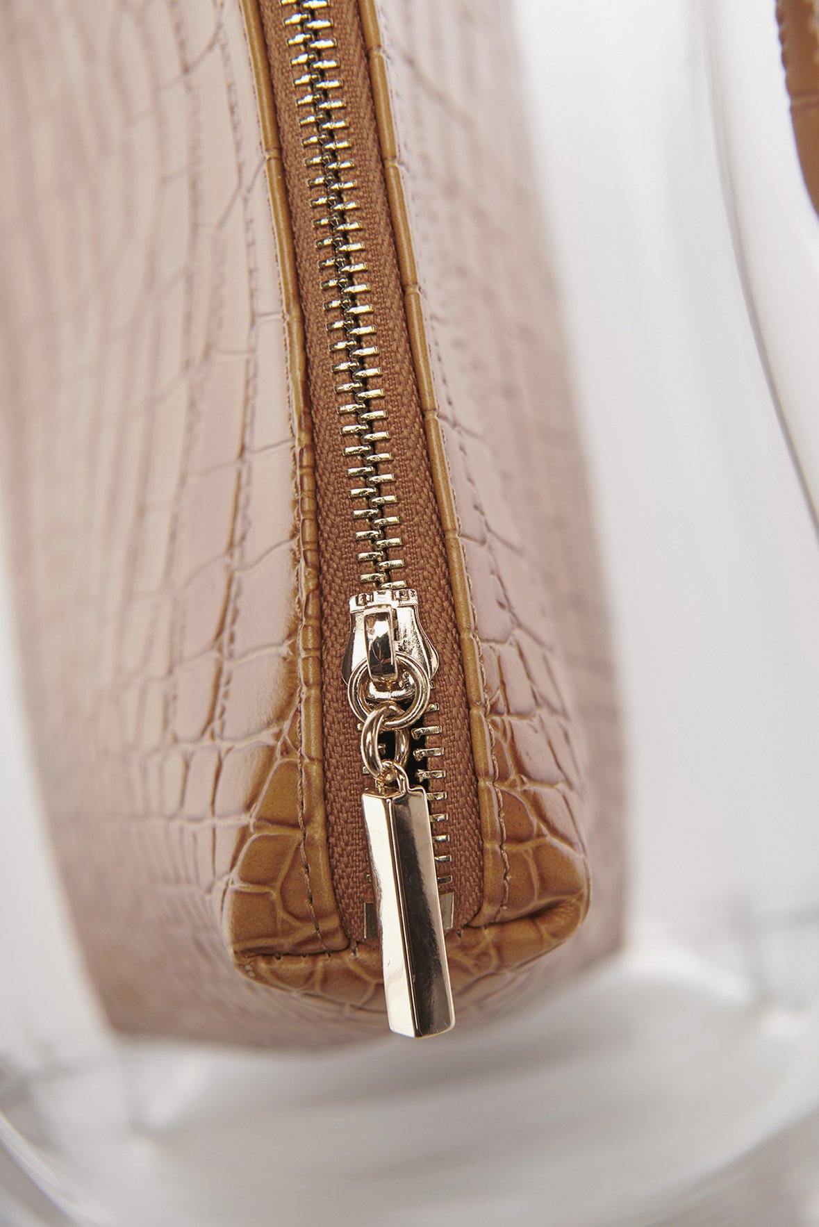 Image Shirley Bag | Tan Croc Embossed 7 of 7 and Clicking this image will trigger a zoom pop-up