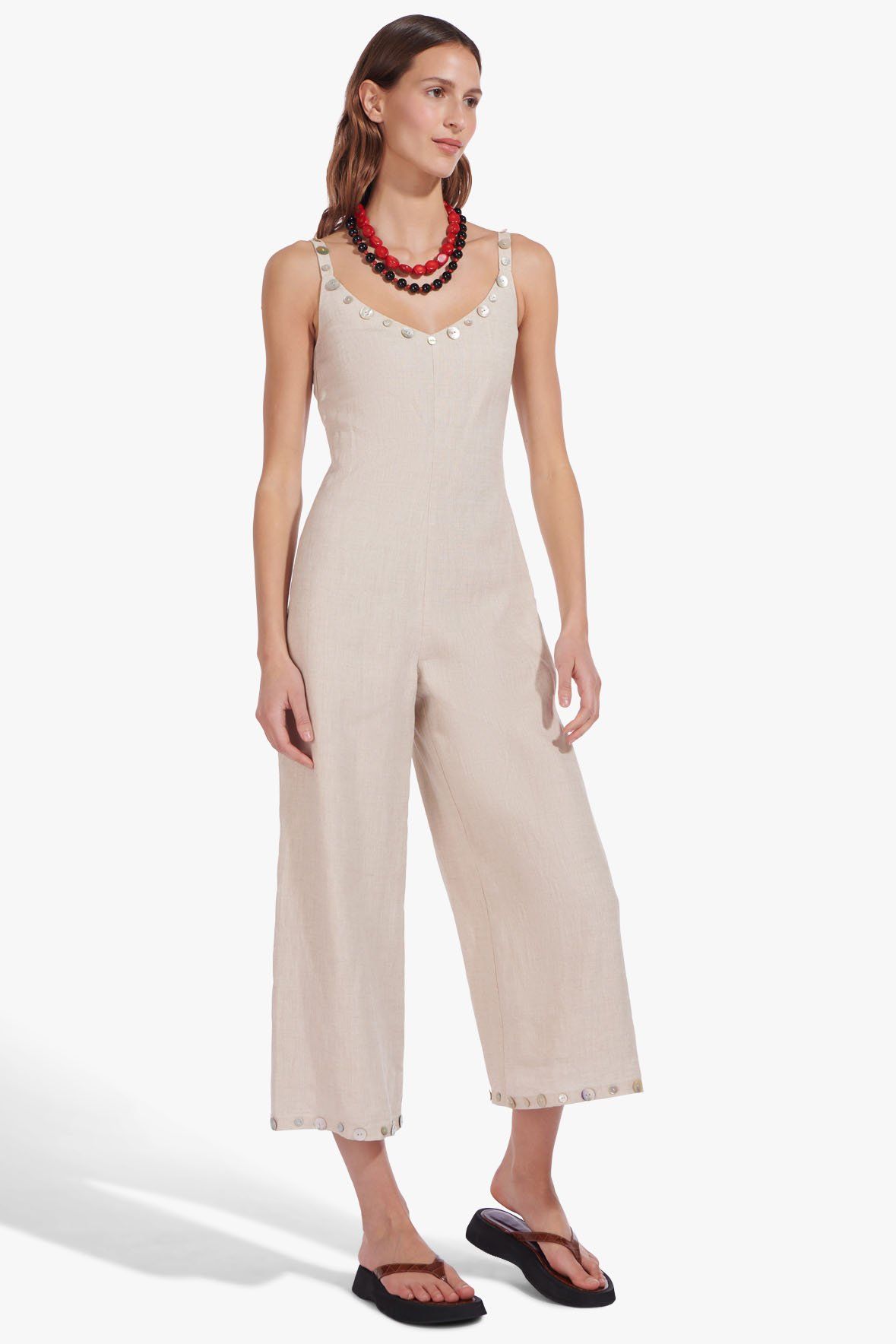 Image PHOENIX JUMPSUIT | NATURAL 6 of 10 and Clicking this image will trigger a zoom pop-up